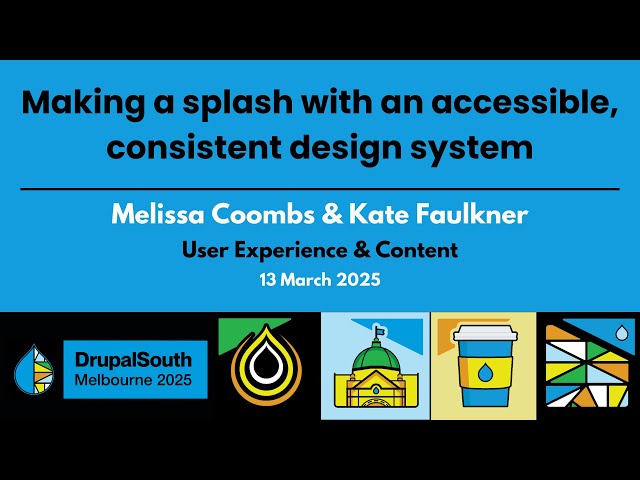 Making a splash with an accessible, consistent design system